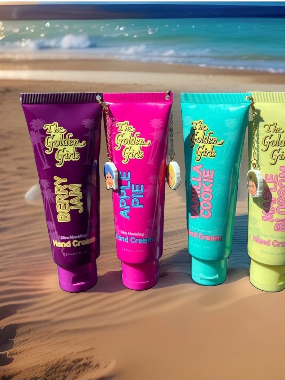 Set of 4 golden girls hand creams